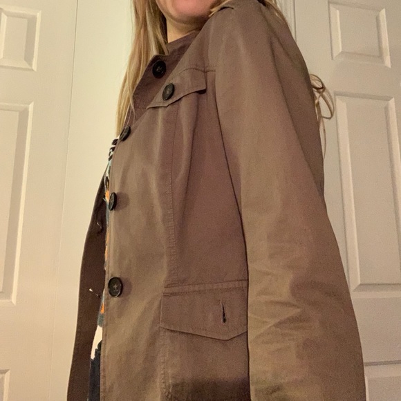 Warm green blazer jacket - Picture 5 of 10